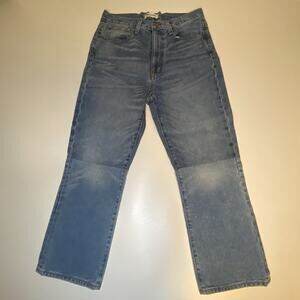 Madewell Women’s Jeans Retro Crop Bootcut Jeans Size 27 Two-Tone Denim RN77388